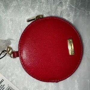 Brahmin Circle Coin Purse, Radiant Red Mystic, NWT
